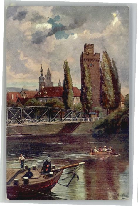 Heilbronn Neckar Heilbronn Künstler H. Hoffmann Götzentu