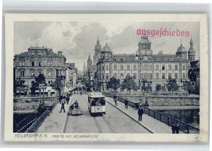 Heilbronn Neckar Heilbronn Neckarbrücke