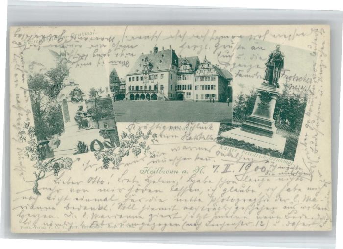 Heilbronn Neckar Heilbronn Kaiser Wilhelm Denkmal Kaiser