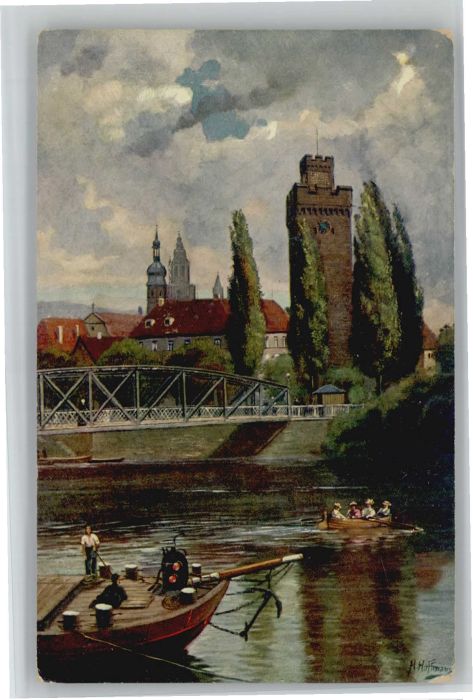 Heilbronn Neckar Heilbronn Künstler H. Hoffmann Götzentu