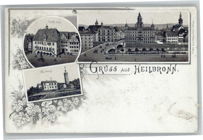 Heilbronn Neckar Heilbronn Rathaus Wartberg