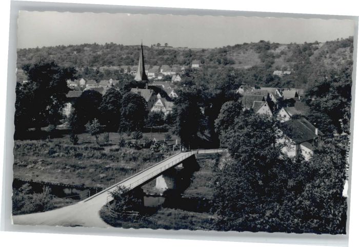 Muehlhausen Muehlacker Mühlhausen Enz  Mühlacker Brücke *