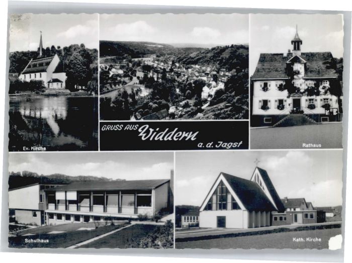 Widdern Kirche Schulhaus Rathaus
