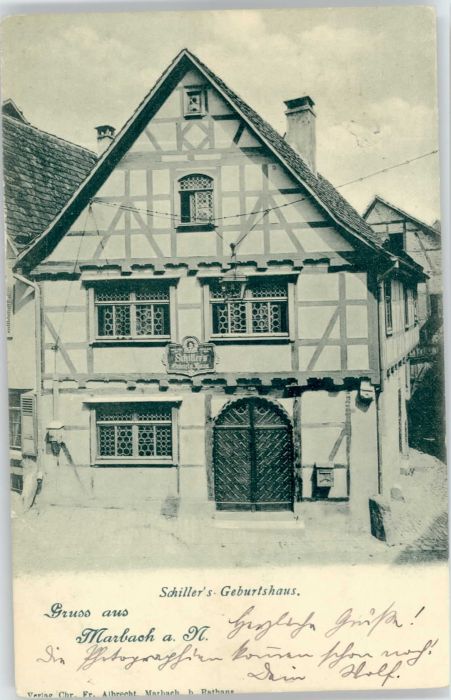 Marbach Neckar Schiller Geburtshaus