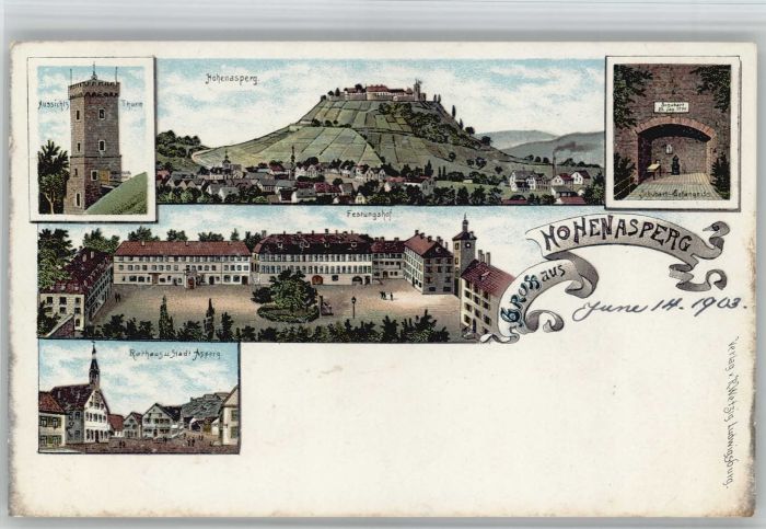 Hohenasperg Rathaus Festungshof