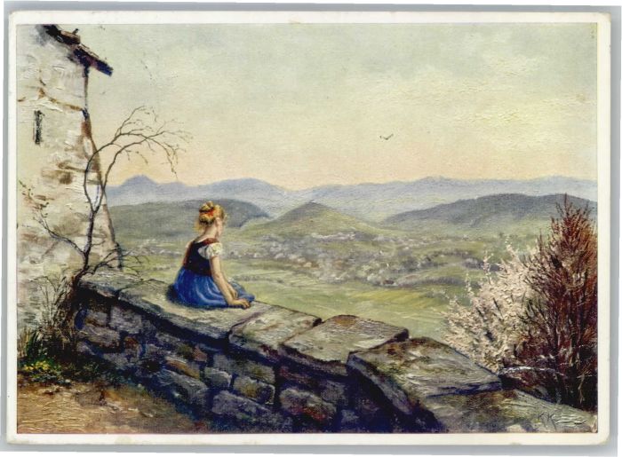 Murrhardt Rems-Murr-Kreis BW [Stempelabschlag] Kuenstler Karl Kuehnle Karte Nr.