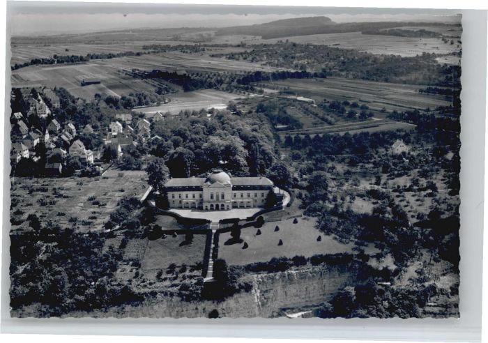 Marbach Neckar Fliegeraufnahme