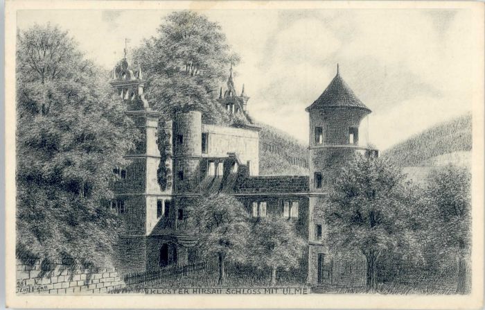 Hirsau Kloster Schloss Künstler J. Luz