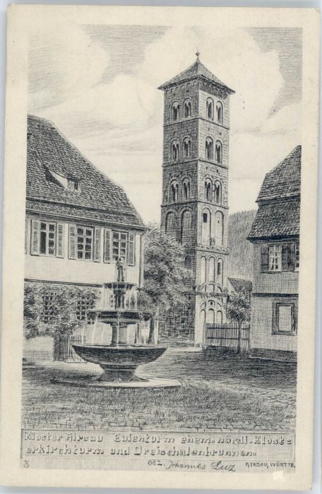 Hirsau Kloster Eulenturm Künstler Johannes Luz