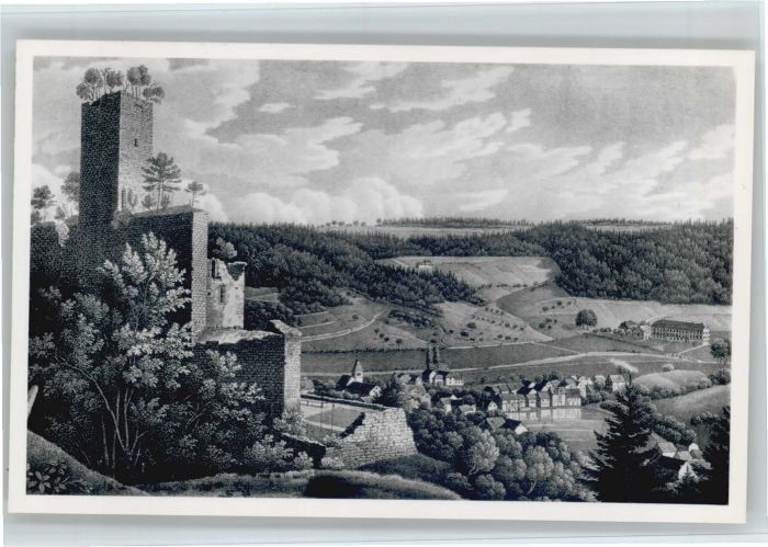 Bad Liebenzell nach einem alten Stich