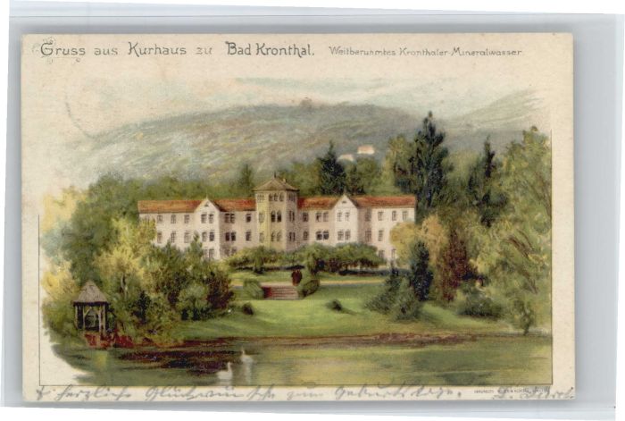 Kronberg Taunus Kronberg [Stempelabschlag] Kurhaus Bad