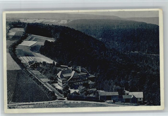 Bad Liebenzell Fliegeraufnahme Erholungsheim Burghalde