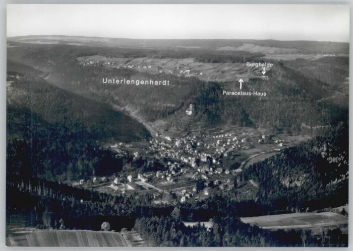 Bad Liebenzell Fliegeraufnahme Unterlengenhardt