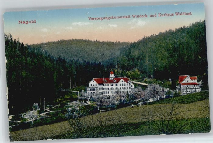Nagold Kuranstalt Waldeck Kurhaus Waldlust