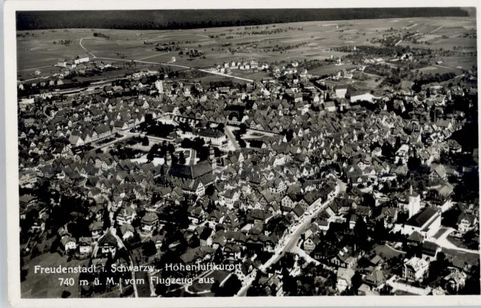 FREUDENSTADT BW Fliegeraufnahme