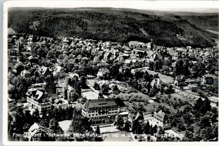 FREUDENSTADT BW Fliegeraufnahme