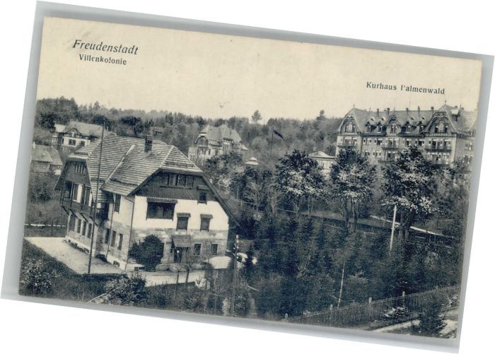 Freudenstadt Villenkolonie Kurhaus Palmenwald
