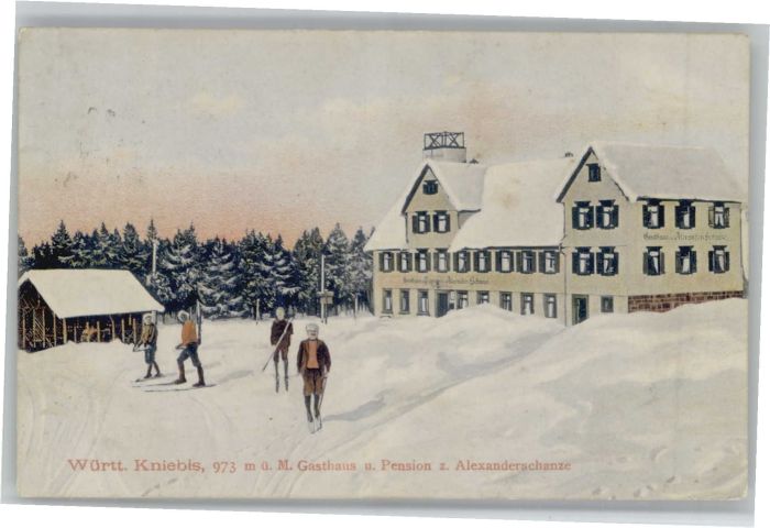 Kniebis Freudenstadt Kniebis Gasthaus Pension Alexanderschan