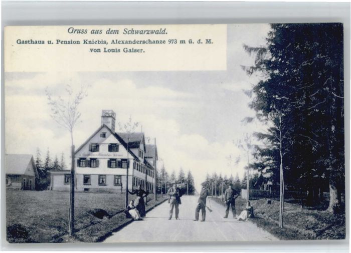 Kniebis Freudenstadt Kniebis Gasthaus Pension Alexanderschan