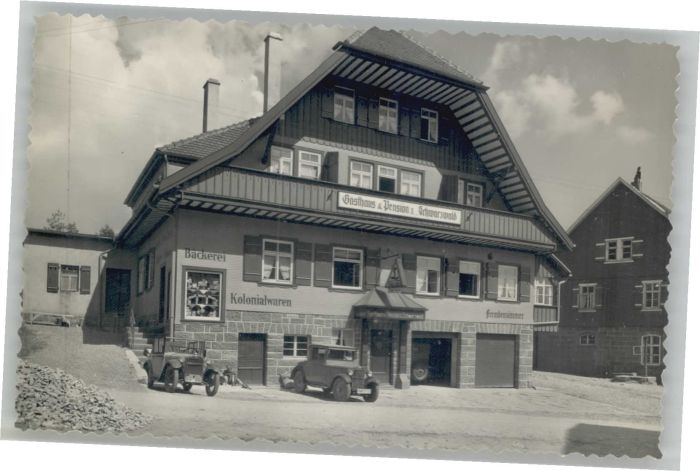 Baiersbronn Schwarzwald Baiersbronn Gasthaus Pension zum Schwar