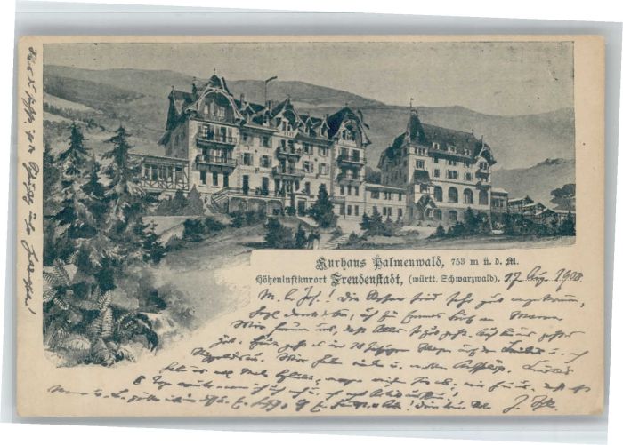 Freudenstadt Kurhaus Palmenwald