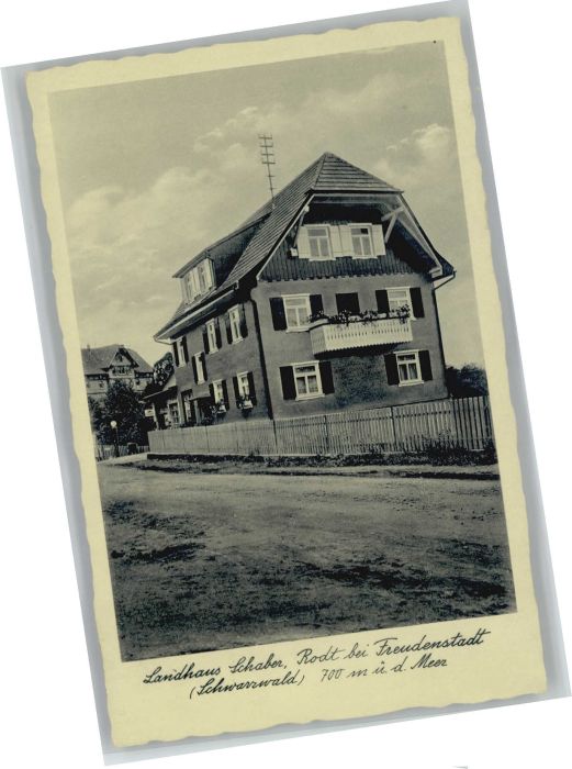 Rodt Lossburg Rodt Freudenstadt Landhaus Schaber