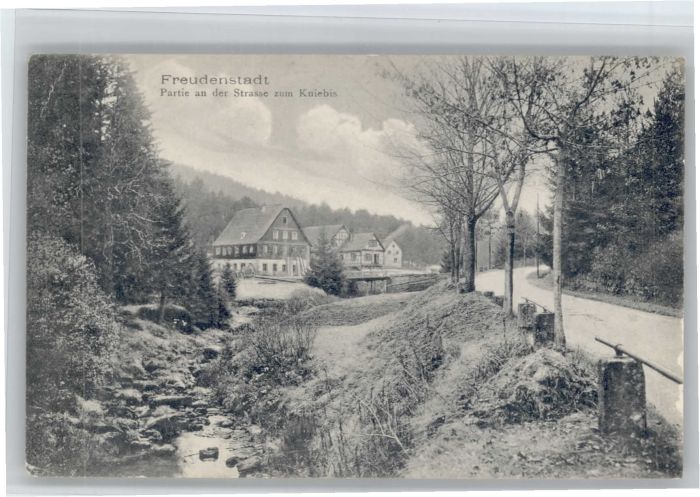 FREUDENSTADT BW Strasse zum Kniebis