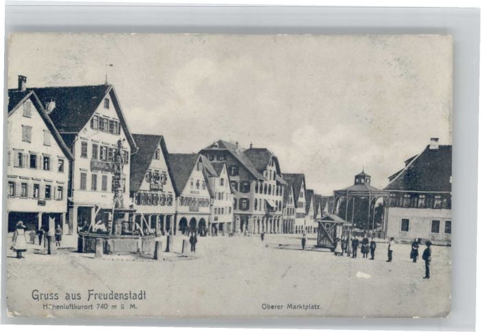 FREUDENSTADT BW Oberer Marktplatz