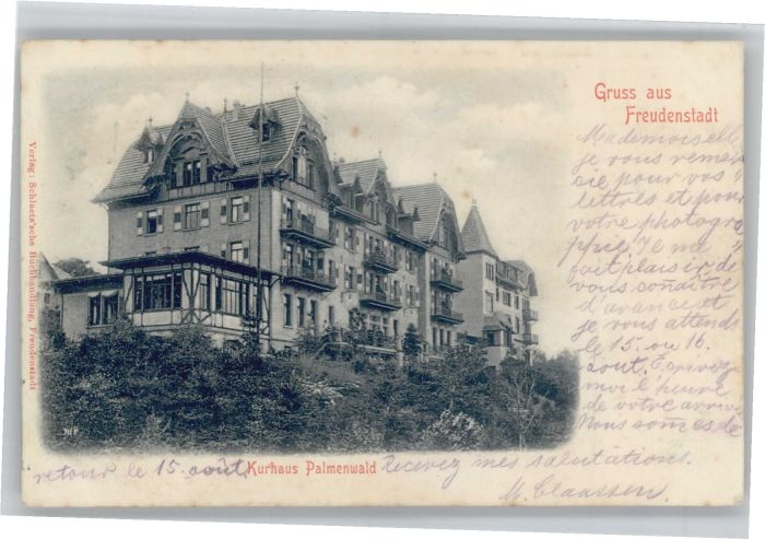 FREUDENSTADT BW Kurhaus Palmenwald