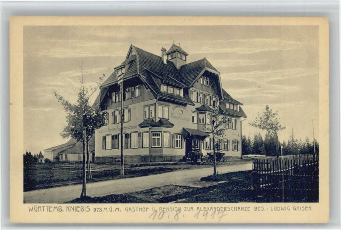 Kniebis Freudenstadt Kniebis Pension zur Alexanderschanze