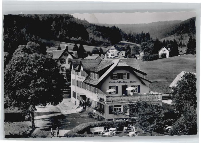 Buhlbach Obertal Buhlbach Gasthof Pension Blume