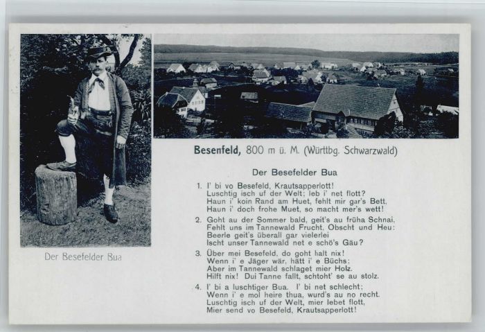 Besenfeld Gedicht Bua