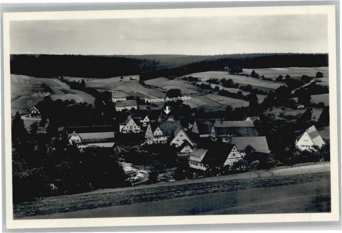 Obermusbach Freudenstadt Obermusbach Pension Auerhahn