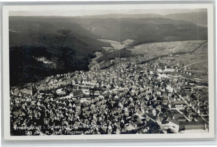 FREUDENSTADT BW Fliegeraufnahme