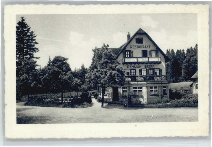 Zwieselberg Freudenstadt Restaurant Pension Berta