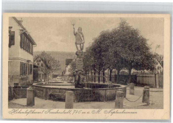 FREUDENSTADT BW Neptunbrunnen