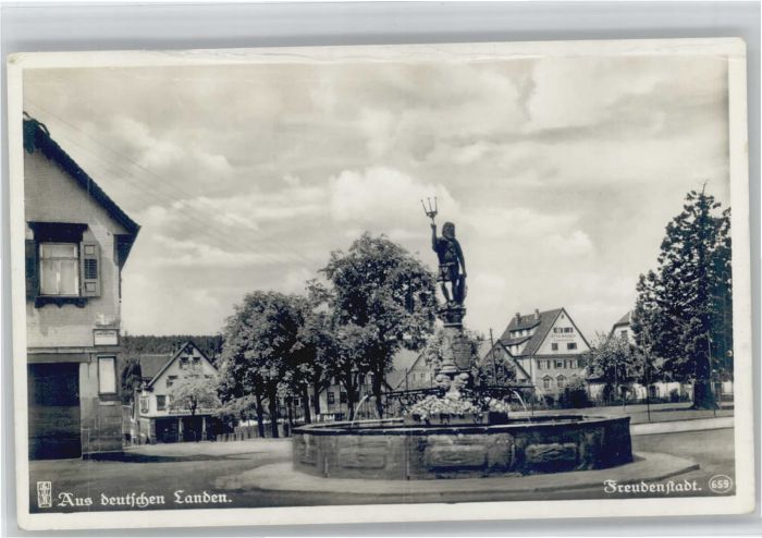 FREUDENSTADT BW Neptunbrunnen