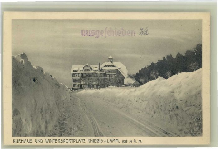 Kniebis Freudenstadt Kniebis Kurhaus Lamm