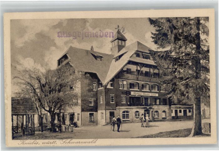 Kniebis Freudenstadt Kniebis Kurhaus Lamm