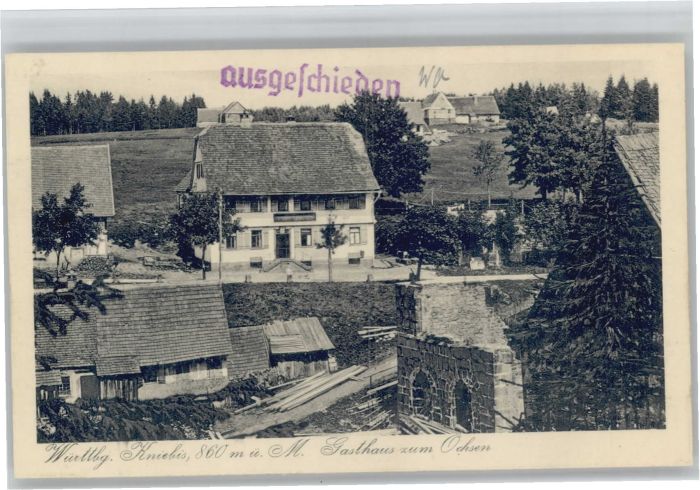 Kniebis Freudenstadt Kniebis Gasthaus zum Ochsen