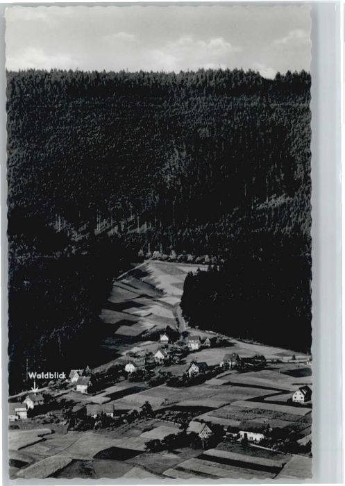 Schoenegruend Fliegeraufnahme Pension Waldblick *