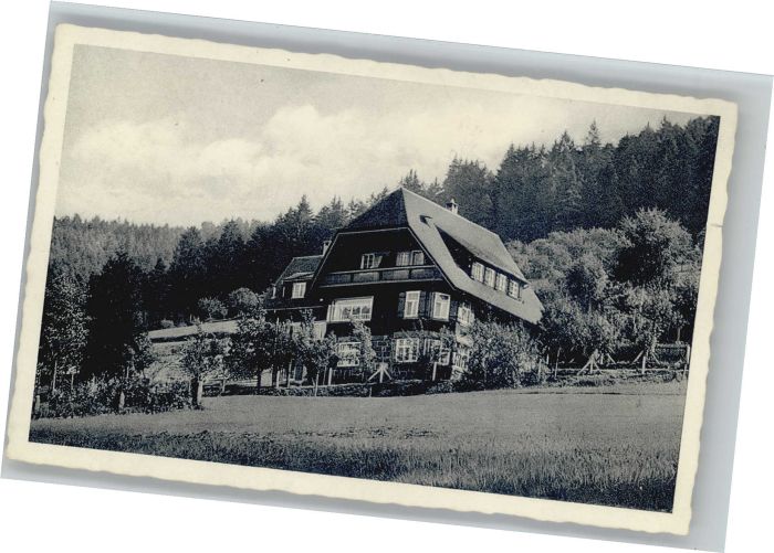 Baiersbronn Schwarzwald Baiersbronn Erholungsheim Haus Bergfrie