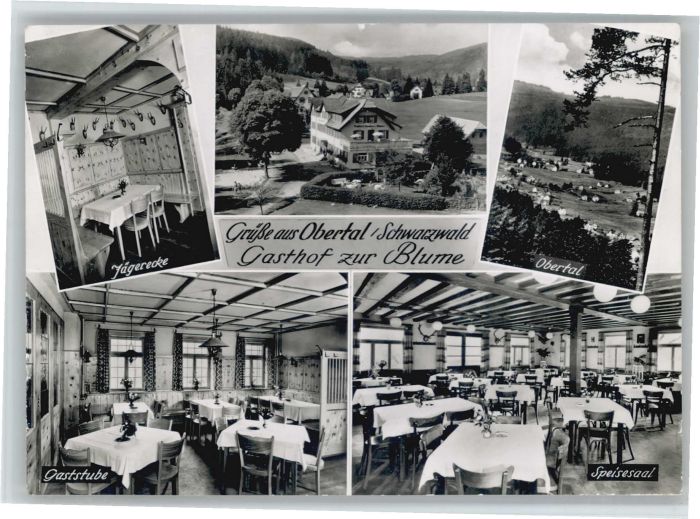 Obertal Baiersbronn Obertal Freudenstadt Gasthof zur Blume