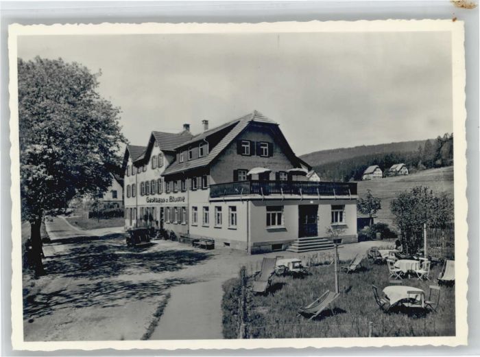 Buhlbach Obertal Buhlbach Gasthof zur Blume