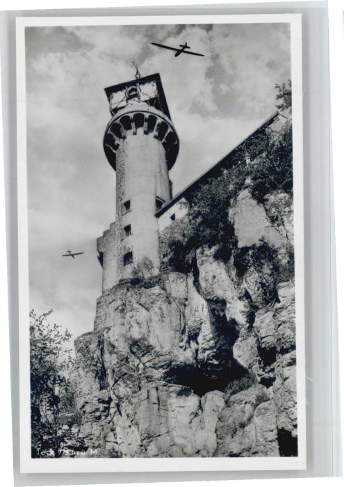 Kirchheim Teck Burg Teck Flugzeug