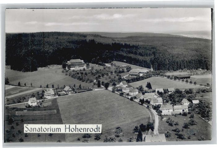 Hohenrodt Fliegeraufnahme Sanatorium