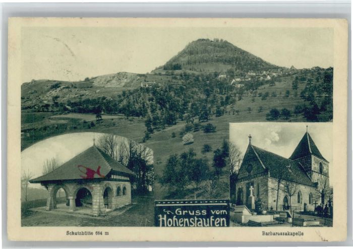 Hohenstaufen Schutzhütte Barbarossakapelle
