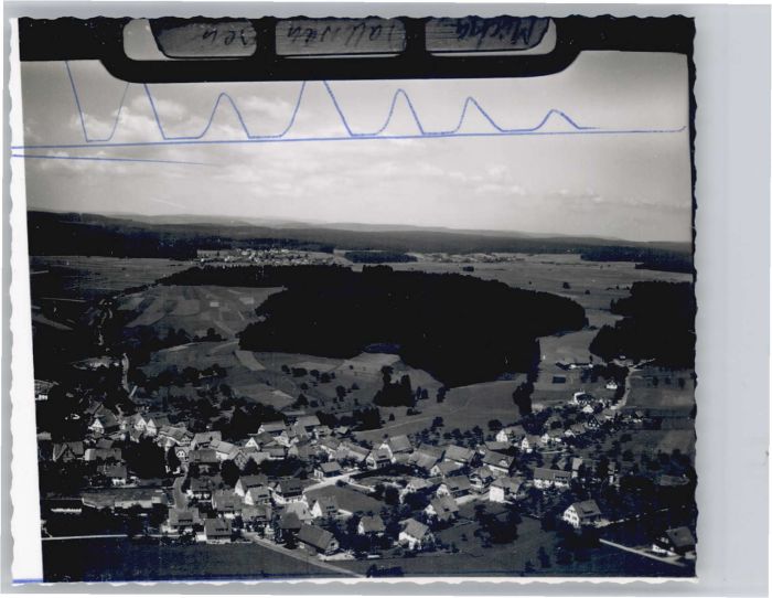 Hallwangen Dornstetten Freudenstadt BW Fliegeraufnahme