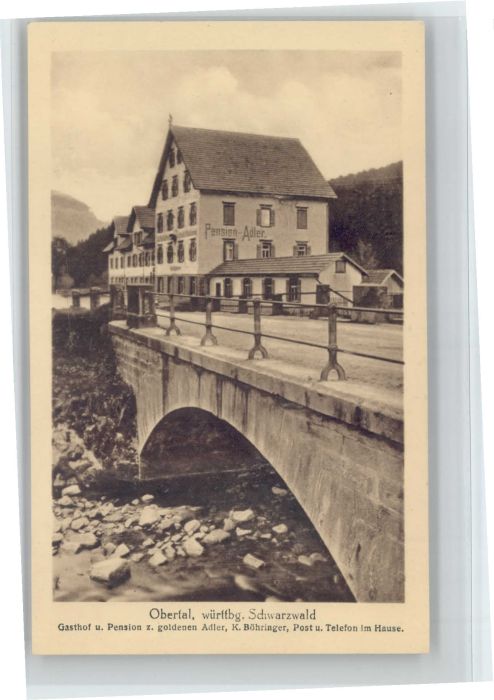 Obertal Baiersbronn Gasthof Pension zum goldenen Adler