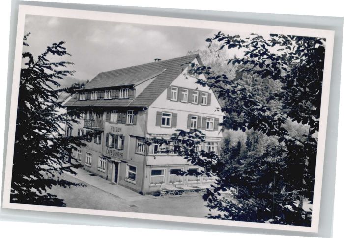 Obertal Baiersbronn Pension Cafe Günter